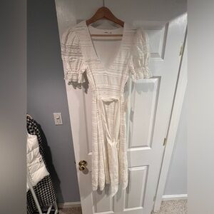 Quinn Midi Dress in White